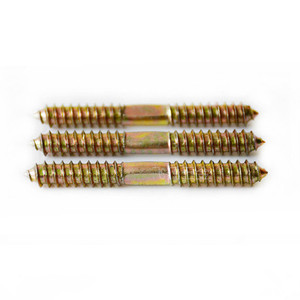 Boulon de cintre En Bois à Chevilles Métalliques À <span class=keywords><strong>Double</strong></span> Extrémité De Fixation De Meubles Vis Autotaraudeuses Bois <span class=keywords><strong>Goujon</strong></span> Fileté À Vis À <span class=keywords><strong>Double</strong></span> Extrémité - Product Image 2
