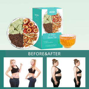 Kotak detoks pembakar lemak mentah 14 hari, meningkatkan metabolisme membersihkan pelangsing perut teh kesehatan penurun berat badan - Product Image 5