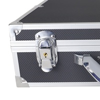 Étui à pièces en aluminium de haute qualité pour la protection, étui à outils portable en aluminium avec mousse EVA OEM/ODM