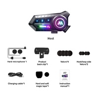 Nouveau casque de moto Bluetooth avec connexion stable, casque de moto avec écouteurs Bluetooth, puce 6.0 avec emballage en boîte