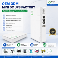 Mini onduleur DC 10400 16000mAh avec sortie USB 5V 9V 12V, temps de transfert nul, batterie de secours au lithium pour routeur, modem, VOIP, caméra de sécurité