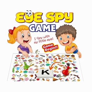 Eye Spy, <span class=keywords><strong>Juego</strong></span> <span class=keywords><strong>de</strong></span> Mesa <span class=keywords><strong>de</strong></span> Papel para el Desarrollo del Pensamiento Lógico en Niños, <span class=keywords><strong>Juego</strong></span> Interactivo para Dos Jugadores, Regalo 2023 - Product Image 2