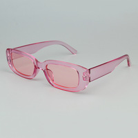 Lunettes de soleil unisexes rectangulaires classiques MA5526, tendance mode Y2K, petites lunettes carrées rétro couleur bonbon, protection UV400, monture intégrale