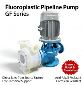 Pompe verticale à bride en fluoroplastique, résistante aux acides et aux alcalis, pour circulation d'eau chaude 1.5 0.5 - Product Image 1