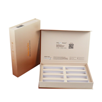 Boîtes à cils magnétiques logo personnalisé carte cadeau avec couvercle stockage cosmétique organisateur fermeture emballage carton boîte magnétique