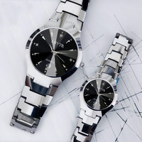 Montre Couple Étanche LSVTR OEM ODM à Succès – Montre Unisexe en Acier Inoxydable à Quartz pour Homme et Femme avec Calendrier