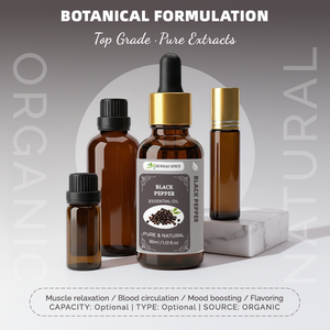 Aceite Esencial de Pimienta Negra 100% Puro y Natural, Certificado MSDS, Grado Cosmético, para el Cuidado de la Piel, al Mejor Precio - Product Image 4
