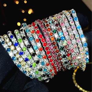 AliExpress Bracelet d'été élégant pour femmes Exquisite Shiny Full Diamond and Rhinestone Strap Fashion Charm Explosions - Product Image 1