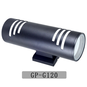 Lampe murale extérieure Gepu IP65 étanche en aluminium, double tête, éclairage haut et bas, pour jardin et cour - Product Image 3