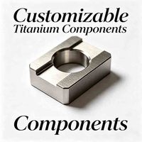 Composants usinés CNC en titane pour prototypage rapide, usinage par électroérosion à fil, tolérance +/-0,01 mm pour la production de masse à faible volume, drones, robotique