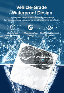 Nouveau ventilateur unique nouvelle technologie Double compresseur à défilement et évaporateur en cuivre <span class=keywords><strong>de</strong></span> grande surface toit électrique 12V climatiseur <span class=keywords><strong>de</strong></span> <span class=keywords><strong>stationnement</strong></span> - Product Image 6