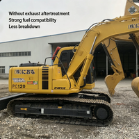 Excavatrice d'occasion Komatsu PC138us d'origine du Japon, prête à l'emploi, à bras court, pour projets de construction en espaces restreints ZX135US 135 140 313