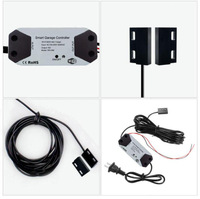 Récepteur de porte de garage intelligent WiFi Tuya avec contrôle par application, matériau ABS, compatible avec Alexa et Google Home