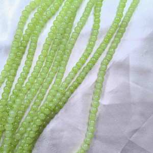 4mm verde naranja púrpura amarillo Color 64cm de longitud hornear pintado surtido de cuentas de <span class=keywords><strong>cristal</strong></span> Floral para la fabricación de joyas - Product Image 2