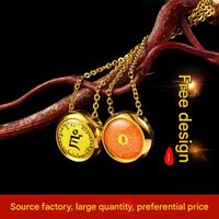 Collier Photo Personnalisé Nouveau Design Plaqué Or 18K Couleur Zircon Collier Cadeau Vintage Religieux Colliers avec Pendentif
