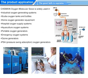 Chemxin độ tinh khiết cao nồng độ oxy Natri Zeolite 13x HP sàng phân tử 0.4-0.8mm 1.6-2.5mm cho máy phát oxy <span class=keywords><strong>PSA</strong></span> - Product Image 4