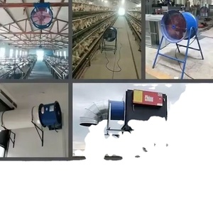 พัดลมแบบแกนหมุนไฟฟ้า 220V/380V เสียงเบา วัสดุพลาสติก สำหรับโรงแรม ร้านอาหาร คลังสินค้า ระบายอากาศ เครื่องดูดควัน - Product Image 5