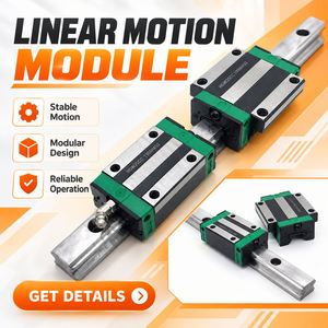 รางนำลูกกลิ้งแบบเส้นตรง LGR45EA LGR45HEA สำหรับระบบ CNC เครื่องตัดพลาสม่า CNC ความยาวที่ปรับแต่งได้ ระบบเคลื่อนที่แบบเส้นตรง - Product Image 6