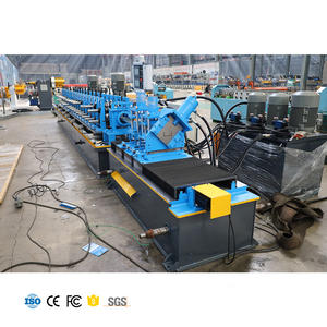 Neue beliebte automatische Metall-Trockenbau profile Bolzen-und Ketten rollen form maschine Stahlrahmen-und Pfetten maschinen - Product Image 3