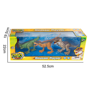 Set di 3 Dinosauri Realistici Giocattolo con Luci e Suoni, Action Figure con Articolazioni Mobili per Bambini - Product Image 6