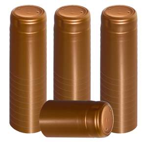 Capuchon en PVC <span class=keywords><strong>recyclable</strong></span>, film thermorétractable en PVC pour la fermeture des bouteilles <span class=keywords><strong>de</strong></span> vin, non rechargeable, prix d'usine avec languettes <span class=keywords><strong>de</strong></span> déchirement - Product Image 5
