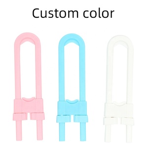 Trẻ Em An Toàn Ổ Khóa Cho Cửa Trượt Bé Con Ổ Khóa Đồ Nội Thất Bé Tủ Ổ Khóa Nhựa U Hình Dạng Bé Chống Tủ Chốt - Product Image 5