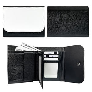 Portefeuille en cuir PU pour femmes et hommes, prêt pour la sublimation - Product Image 2