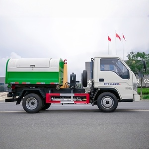 Camions à benne basculante Foton 4x2 6 roues, 3 tonnes, mini-camions à bras articulé, camions à ordures à benne basculante - Product Image 4