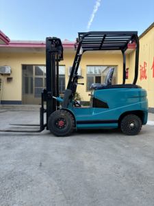 Carretilla elevadora eléctrica de bajo costo, manejo de materiales pequeños, 1T, 1,5 T, altura de elevación hidráulica, 3M, carretilla elevadora eléctrica compatible con personalización - Product Image 4