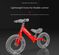Pour vélo d'équilibre pour enfants de 2 à 5 ans, pneus coulissants à deux roues sans pied de 12 pouces, capacité de charge de 50kg, respectueux de l'environnement