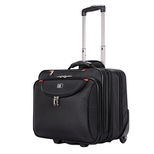 กระเป๋าเดินทางแบบคลาสสิกขนาด 18 นิ้ว รุ่น Oxford แบบลากขึ้นเครื่อง กันน้ำ สำหรับนักธุรกิจ  พร้อมโลโก้สั่งทำพิเศษ ช่องเก็บสัมภาระแบบคู่ - Product Image 1