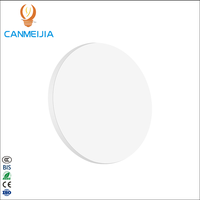 Cache-luminaire LED en plastique rond moderne pour intérieur 12W, étanche, pour lampe de chambre/plafonnier LED/plafonnier