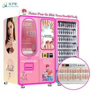 Shopping Mall pink Combo Printer Machine Smart Press-on <b>Nail</b> & Beauty Vending Machines for Retail Items Cosmetics - Product Image 2