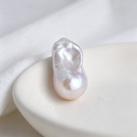 Perles baroques d'eau douce de qualité AAAA, 14 mm, blanches, naturelles, pour la fabrication de bijoux