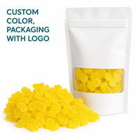 OEM Fabrikant Knapperige Ananas Gummies Snoepjes Gemaakt met Geconcentreerd Echt Fruit Sap Verpakt in Staande Zak