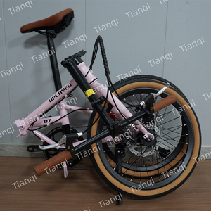 折りたたみ自転車 20 インチ 7 スピード 大人用折りたたみ自転車 両面折りたたみペダル 軽量折りたたみ自転車 - Product Image 5