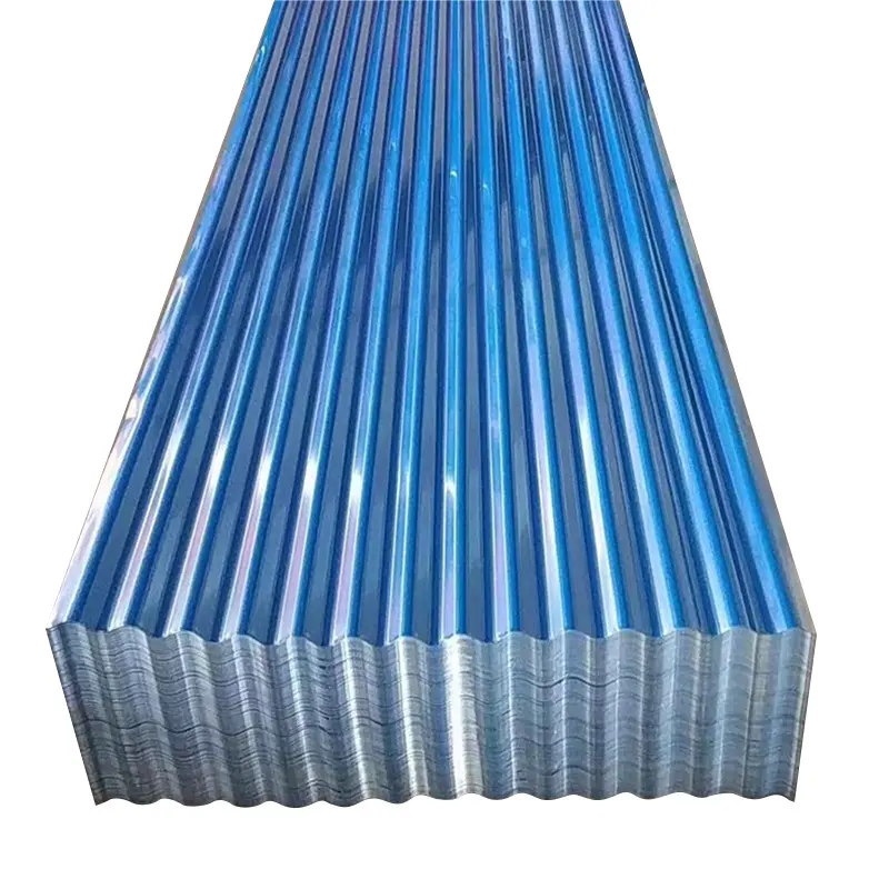 Lamiere ondulate zincate da 0.5mm peso 0.5mm lamiere per tetti zincate ondulate coperture metalliche rivestite di colore
