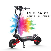 Trottinette Électrique Pliable 250W 25km/h avec Batterie Lithium 48V13Ah – Scooter Aquatique Électrique Tout-Terrain pour Solution Dernier Mille