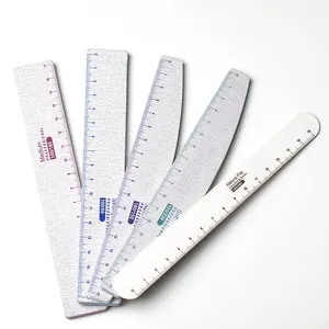 Dũa móng chuyên nghiệp hình chữ nhật 80/80 Grit, màu trắng hồng vân zebra, mỏng, bán buôn số lượng lớn, mini, nhiều màu sắc, nhãn hiệu riêng, tùy chỉnh - Product Image 4