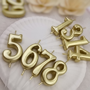 شموع أرقام عيد الميلاد بتصميم جديد مع شمع البارافين للحفلات وديكور المنزل للأعراس وعيد الميلاد - Product Image 4