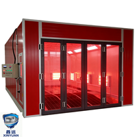 Cabine de peinture automobile infrarouge électrique Xinyuan, design de table, séchage 80°C, pour petites pièces, pulvérisation, durcissement, éclairage LED, automobile