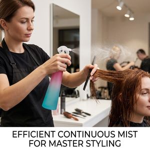 Pulvérisateur professionnel conique haute pression 350 ml à pulvérisation continue, brumisateur dégradé pour salon de <span class=keywords><strong>coiffure</strong></span> et désinfection - Product Image 6
