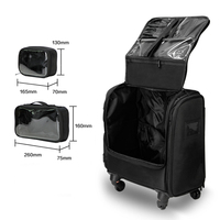 Ceci est un chariot de maquillage super cool pour les femmes, avec beaucoup d'espace pour organiser tous vos essentiels de beauté comme un pro