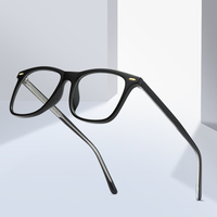 Logo personnalisé monture de lunettes neutre anti-lumière bleue lentille PC TR90 CP lunettes de mode carrées montures optiques