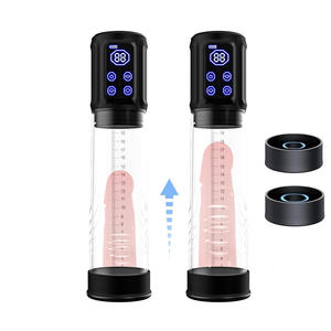 3 в 1, мужской помпа для пениса, 12 умных режимов обучения, мужские большие игрушки для сильного секса, увеличитель пениса, удлинитель и мужской мастурбатор - Product Image 1