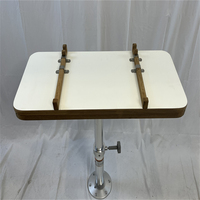 Table pliante en teck pour bateau 680/340X500, 680/340X750, 680/340X1000mm, 13.4/26.8*19.7, 13.4/26.8*29.5, 13.4/26.8*39.4 pouces Marine RV