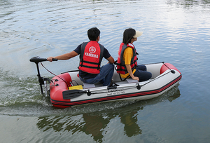 <span class=keywords><strong>Gonflable</strong></span> Rouge-gris Dériveur Ensemble De Pêche-bateau Sport-Bateau pour 1-3 personne Aviron Ouate De 260*<span class=keywords><strong>120</strong></span> cm - Product Image 5