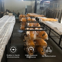 Vérin hydraulique multi-étages personnalisé pour la gestion des déchets, machines de construction, vérin télescopique haute pression