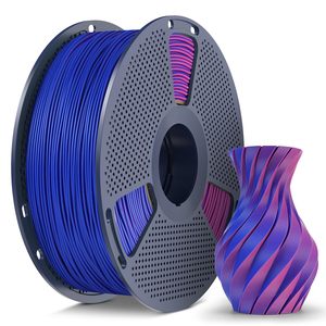Filament PLA mat bicolore, texture mate, dégradé bicolore, filament PLA pour des modèles d'impression 3D élégants - Product Image 1