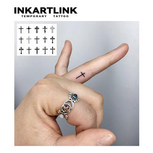 Autocollant de <span class=keywords><strong>tatouage</strong></span> temporaire personnalisé à base de plantes, imperméable, longue durée (15 jours), semi-permanent, pour poignet, doigt, hommes et femmes - Product Image 2